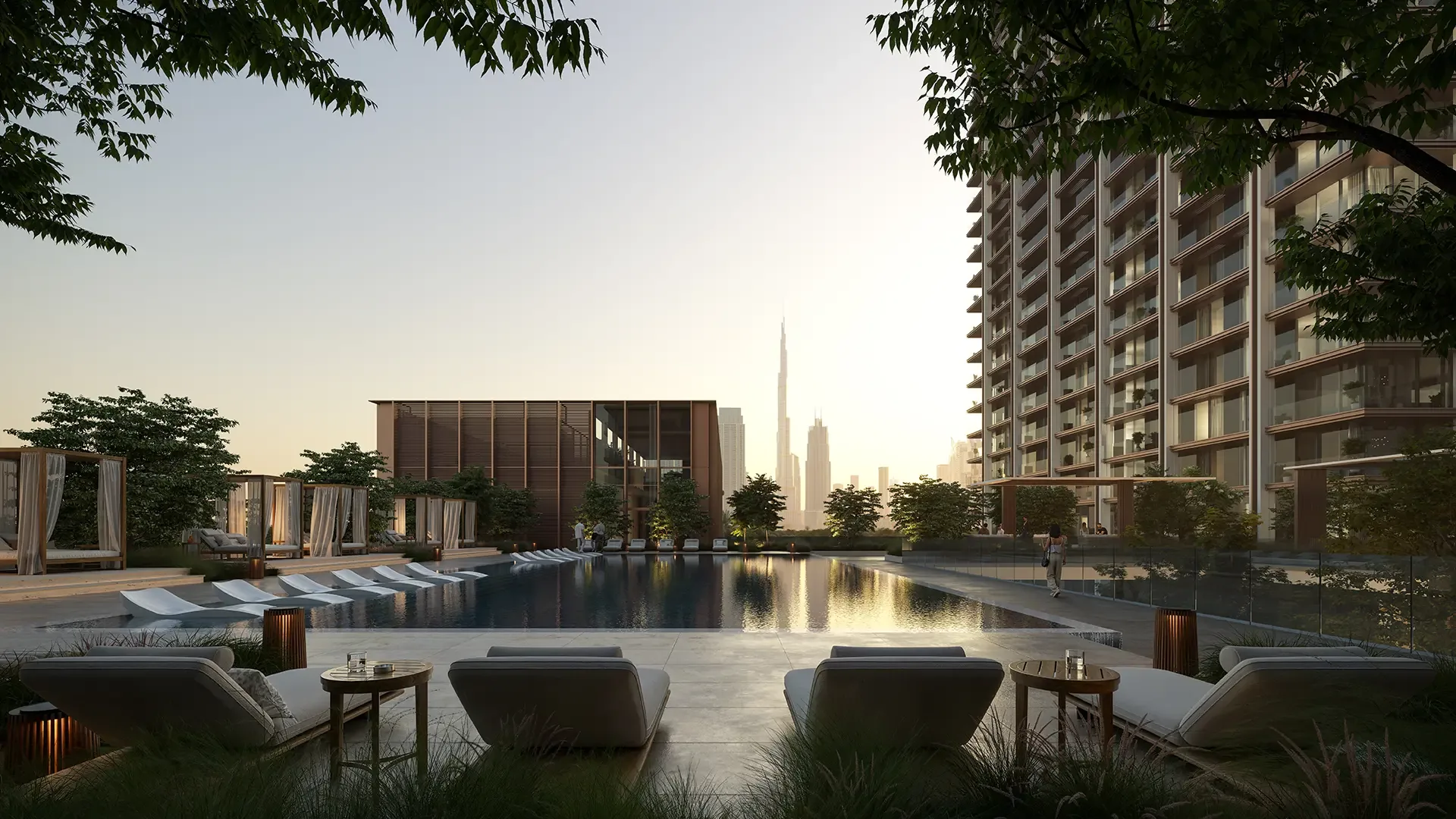 Infinity-Edge Pool and Family Pool at The Residences DIFC